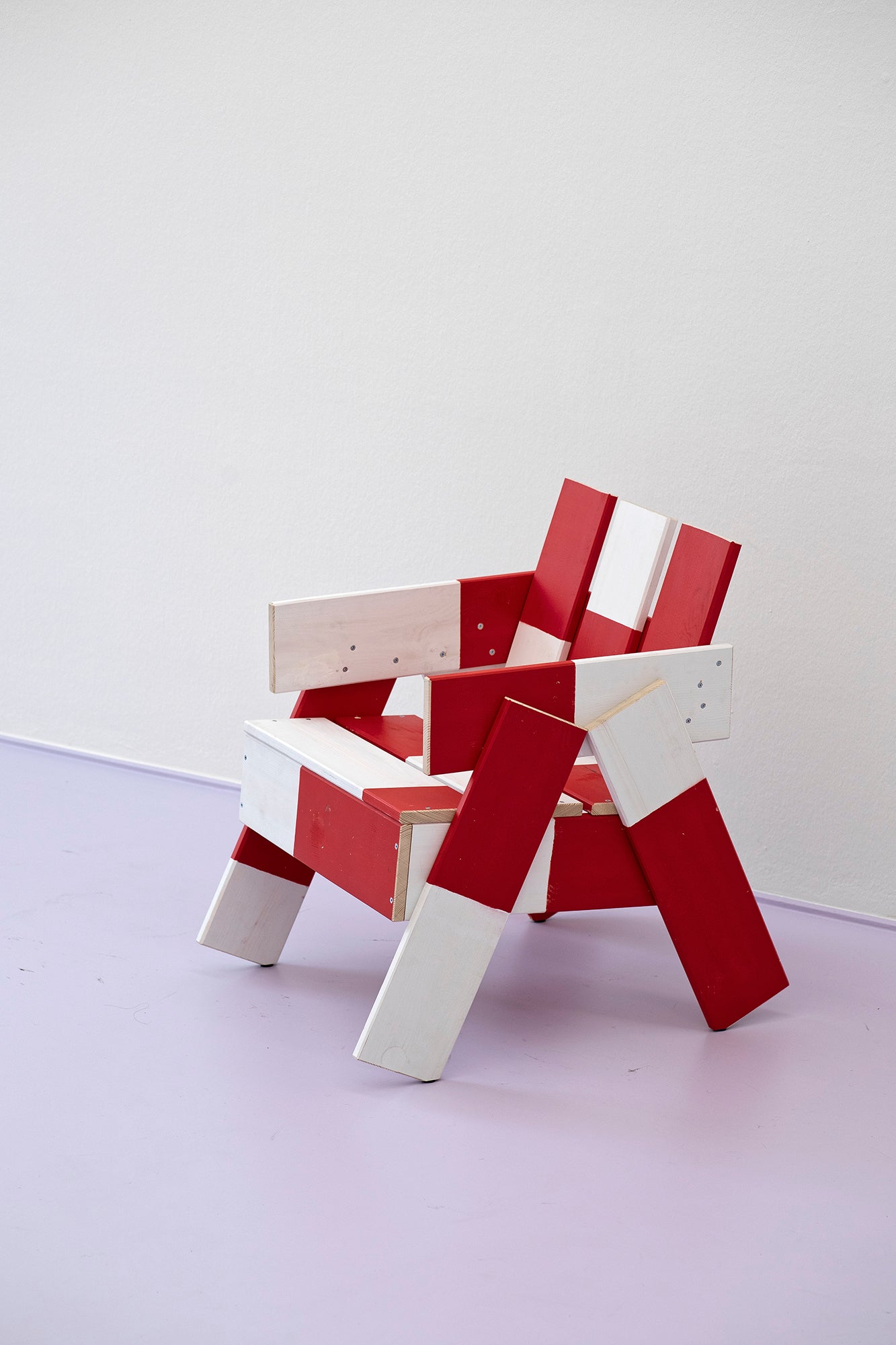 Red White Chair
