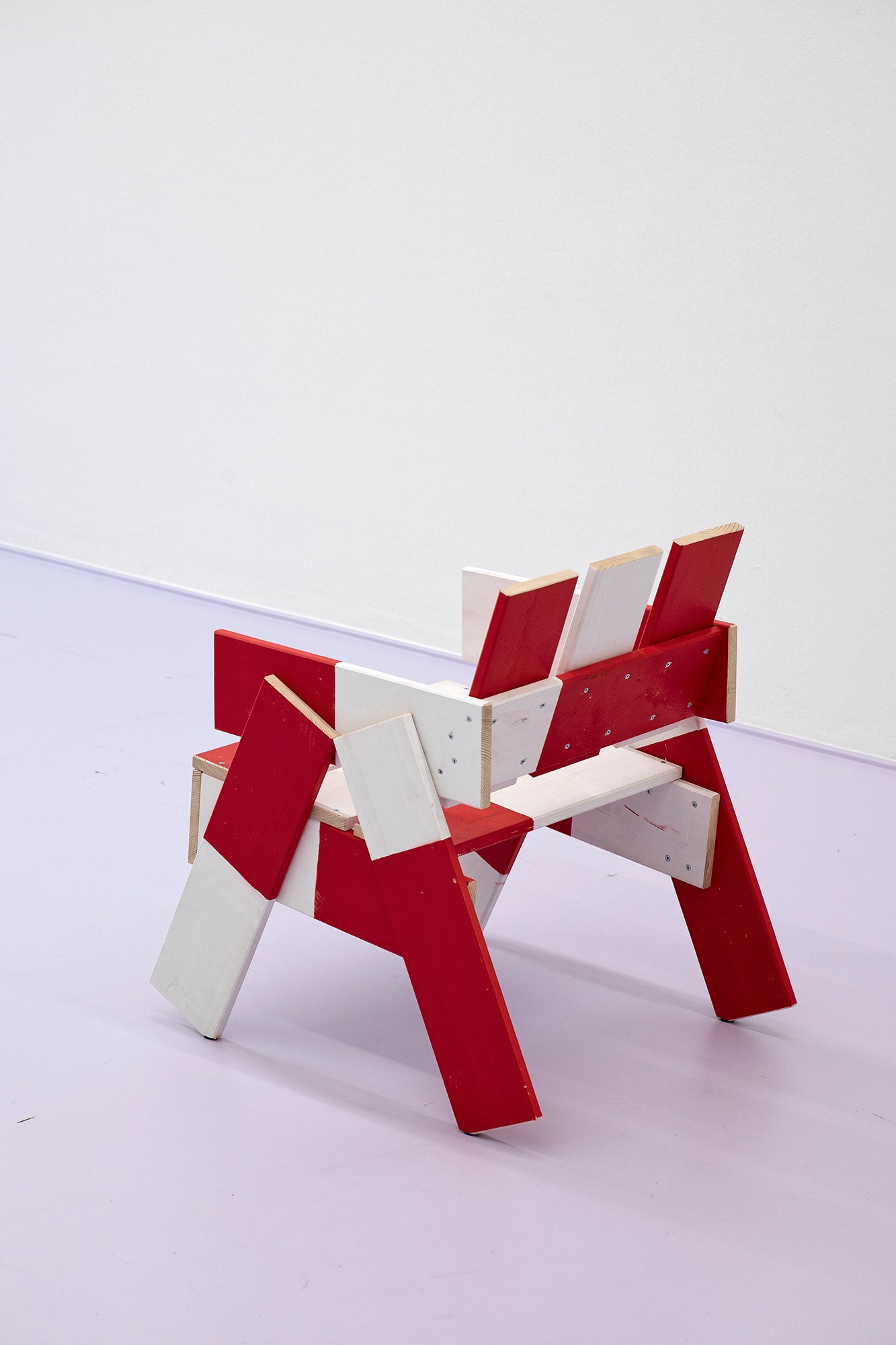 Red White Chair